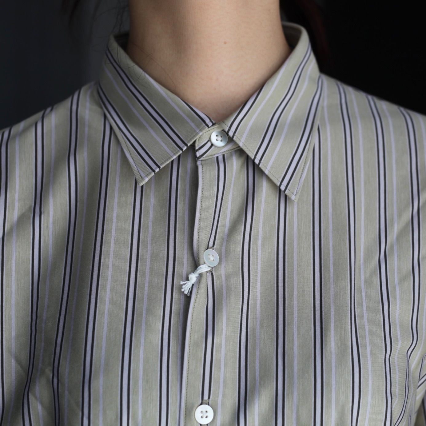 【残り一点】46G Modest Stripe Shirt