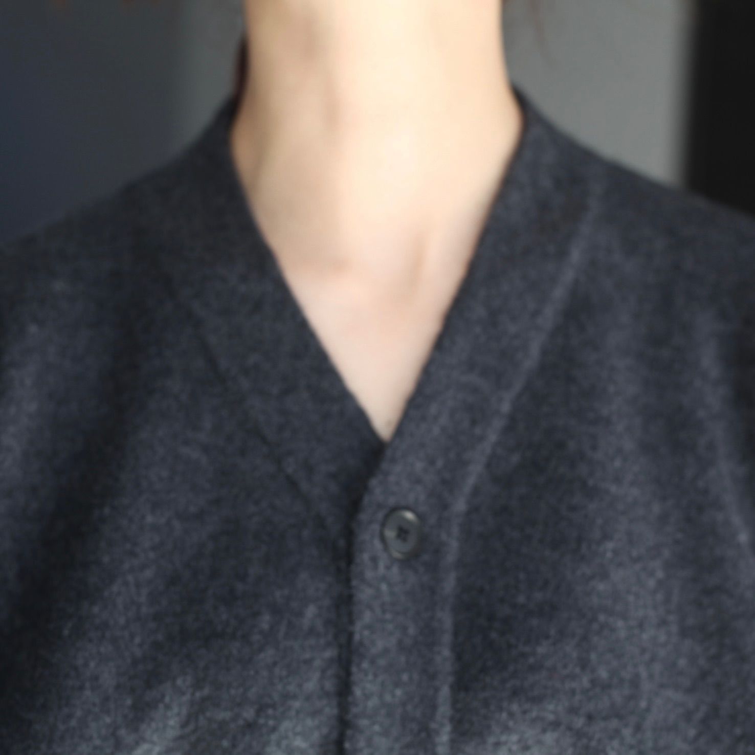 【残りわずか】Extra Fine Wool Knit Tucked Cardigan
