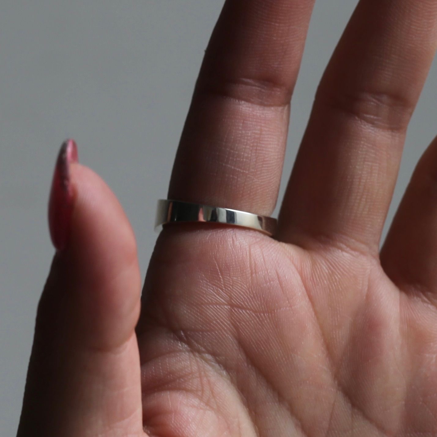 【残り一点】Square Ring_6.1mm(SILVER)