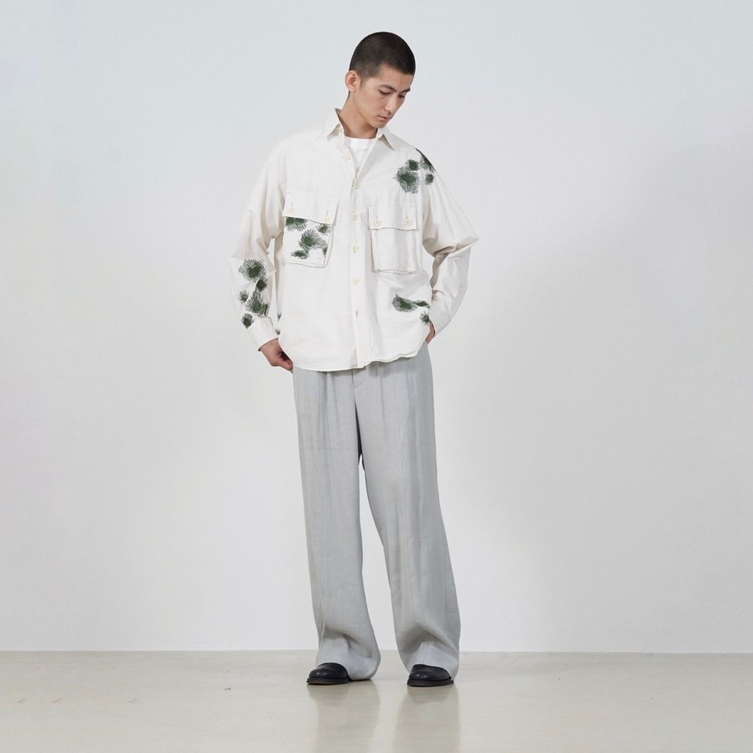 【残り一点】Embroidery Utility Shirt