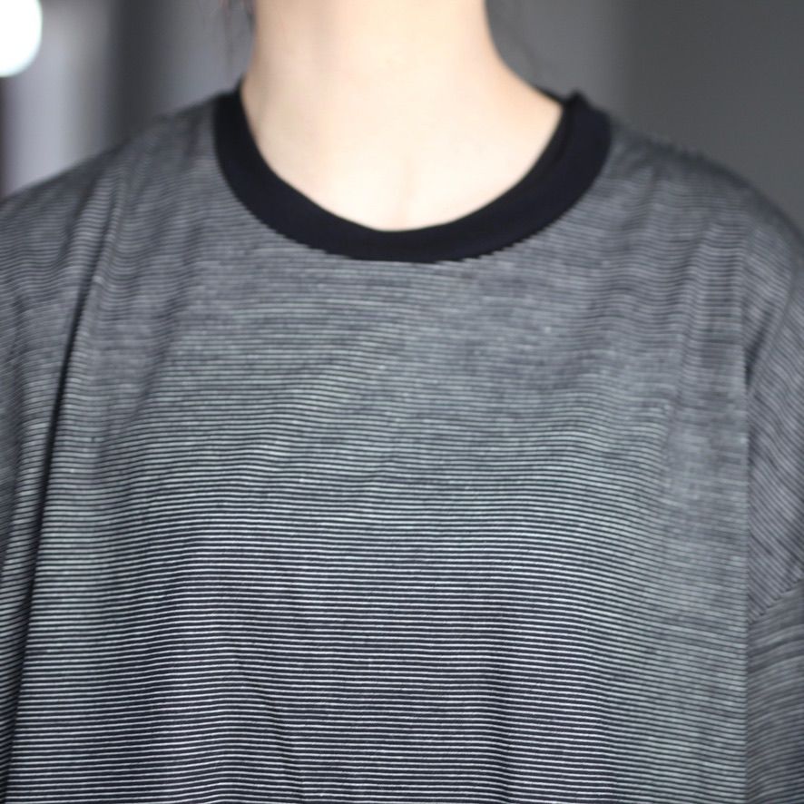【残り一点】32G Wool Stripe SS Tee