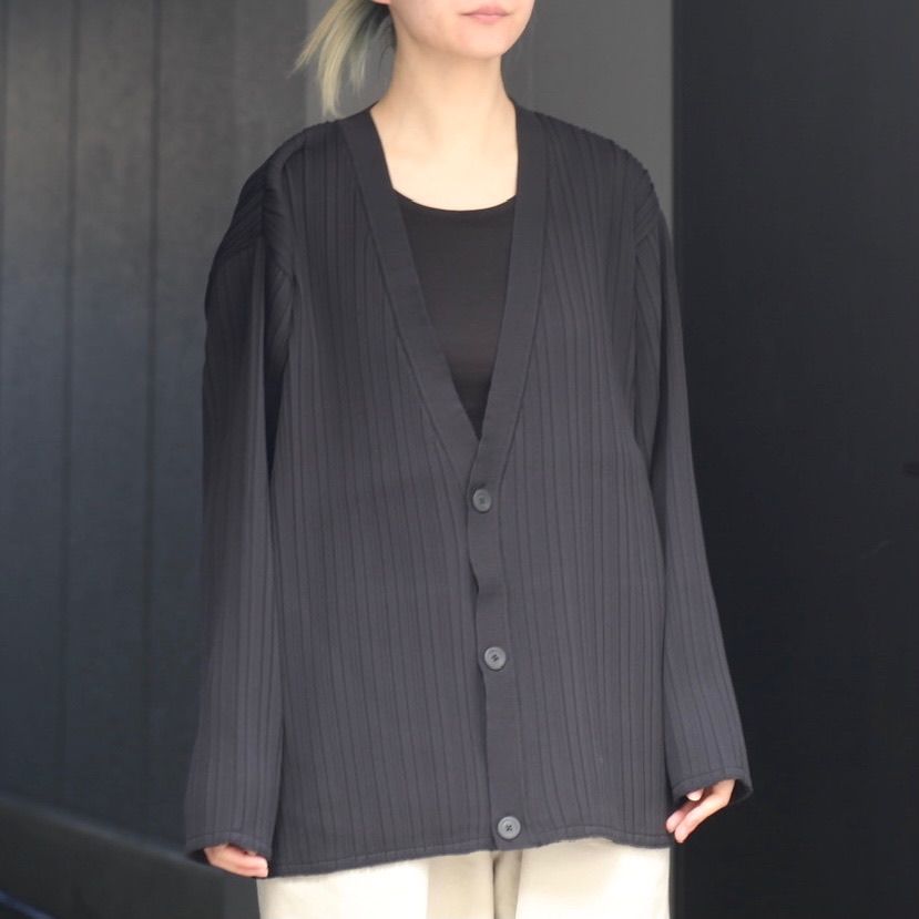 期間限定】 YOKE/ヨーク Pleated Kint Cardiganセットアップ