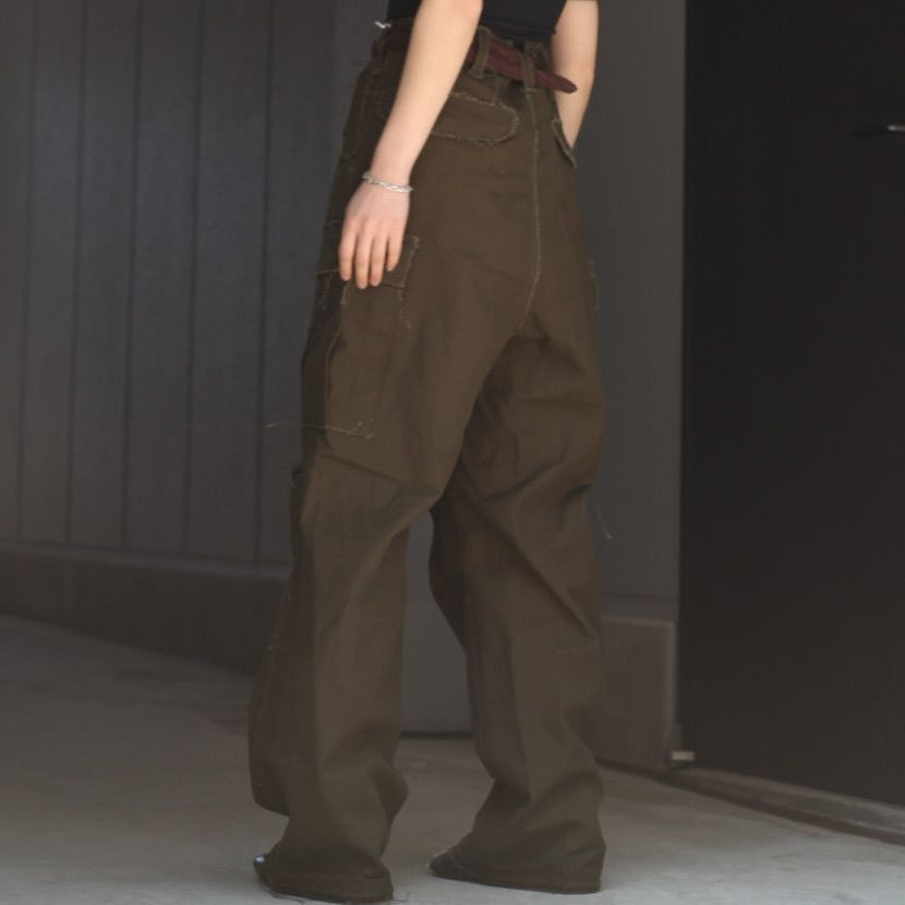 sugarhill 23ss CANVAS CARGO PANTS-