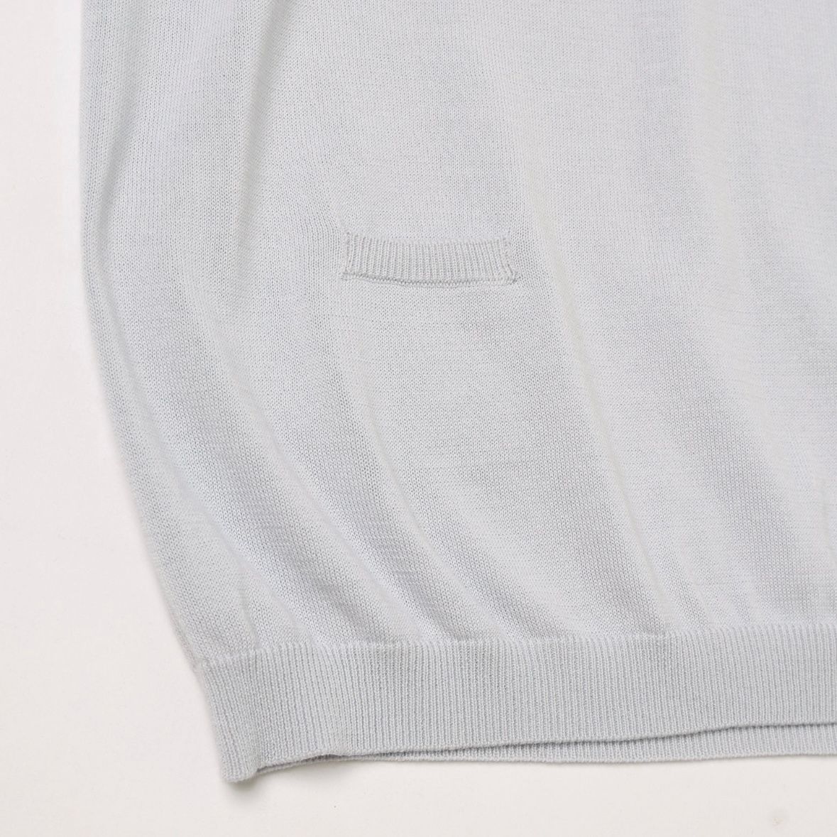 【残り一点】ステッチプリントショートSLニットPO