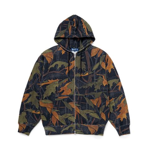 【残り一点】Washed Tree Camo Zip Hoodie