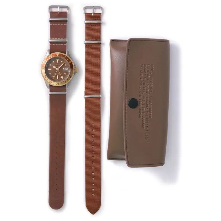 【お取り寄せ注文可能】BRWN GMT(CALF LEATHER×NYLON)