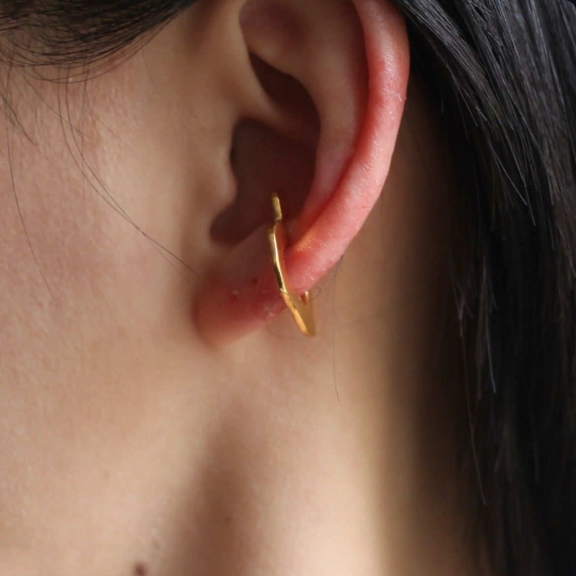 【お取り寄せ注文可能】Rough Heart Ear Cuff
