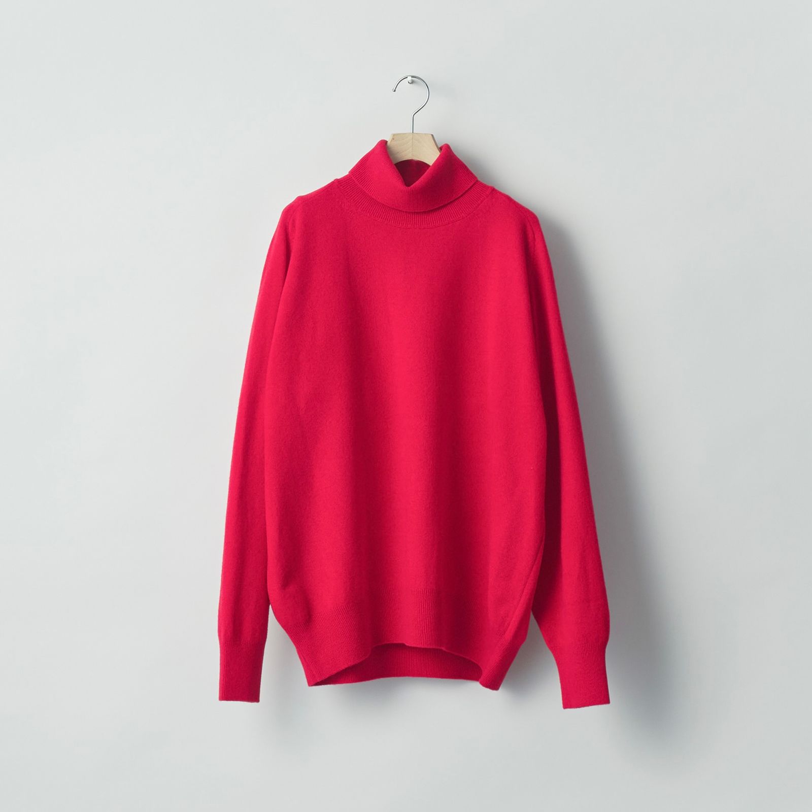 【残り一点】Extra Fine Wool Knit Turtle Neck LS