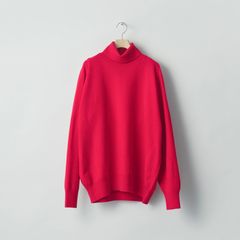 【残り一点】Extra Fine Wool Knit Turtle Neck LS