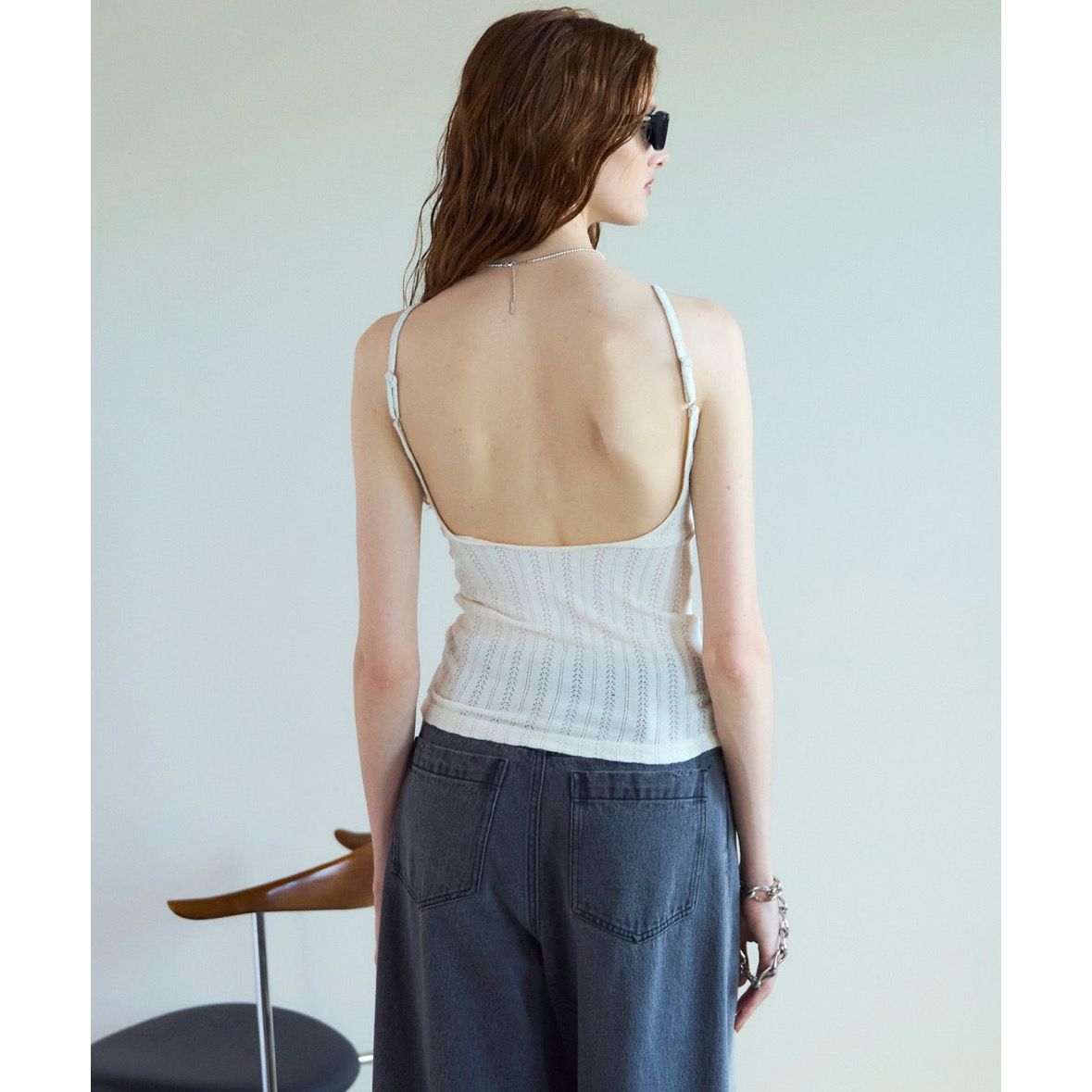 【残り一点】Cup In Jersey Lace Camisole