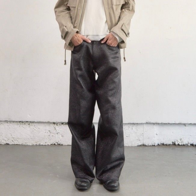 【残り一点】Glitter Twill 3D Twisted Wide Leg 5P Pants