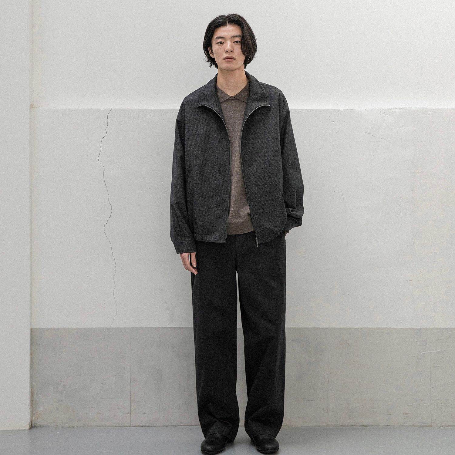 【残り一点】Wool Serge Track Blouson