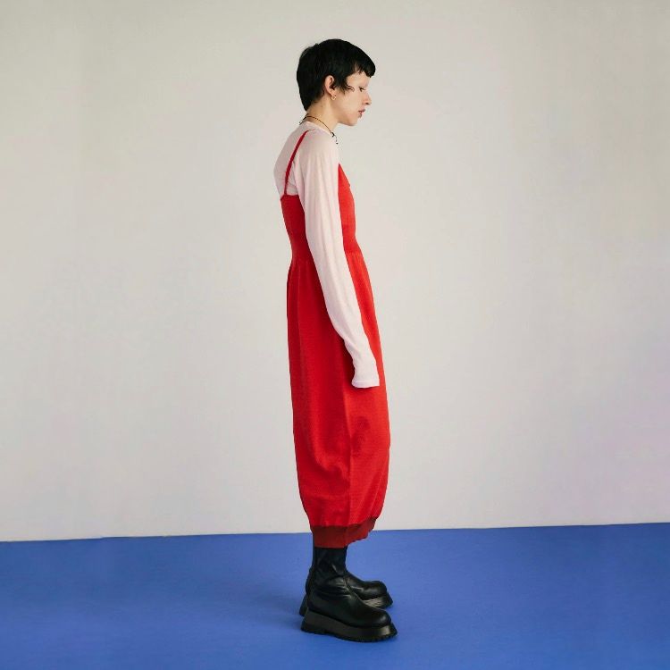【残り一点】Waist Shape Knit Dress