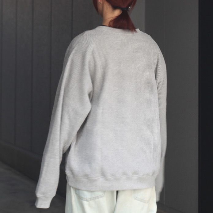 【残り一点】Waffle Crew Neck