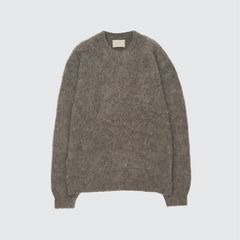 【残り一点】3color Mix Baby Alpaca Crewneck Sweater
