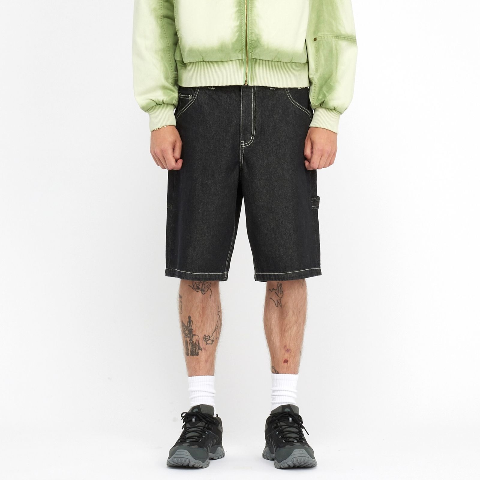 【最新作・送料関税込】Dime | CLASSIC DENIM デニムショーツ Dime Classic Denim Shorts / Faded Black (ダイム デニム