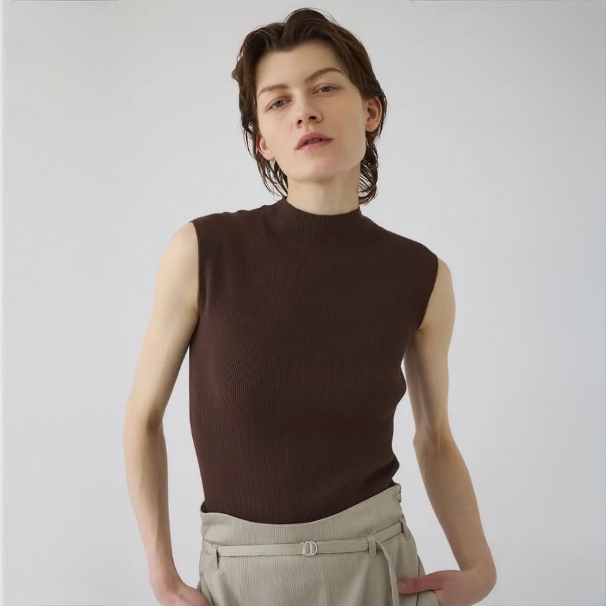 【残り一点】Washable Basic N/S Knit
