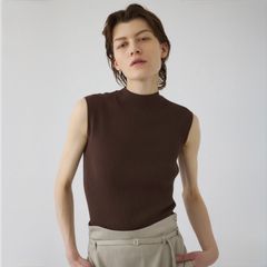 【残り一点】Washable Basic N/S Knit