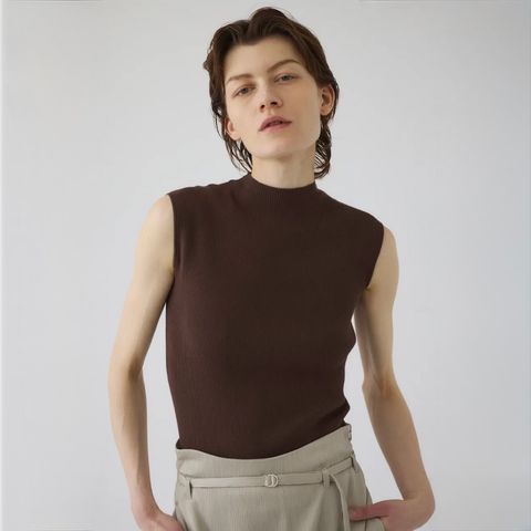 【残り一点】Washable Basic N/S Knit