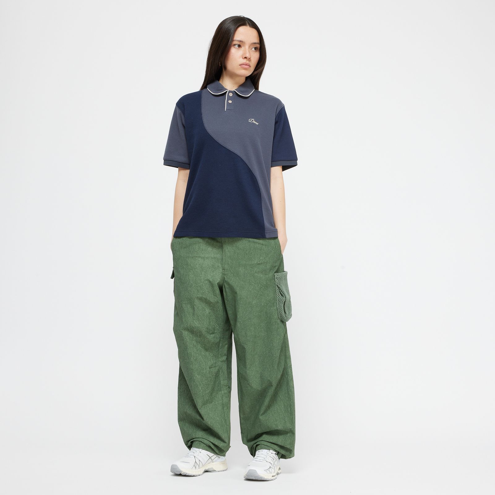 Dime ダイム Waffle Polo ワッフル ポロ シャツ 関税配送料無料 Dime - 【残り一点】Waffle Polo | ACRMTSM ONLINE STORE
