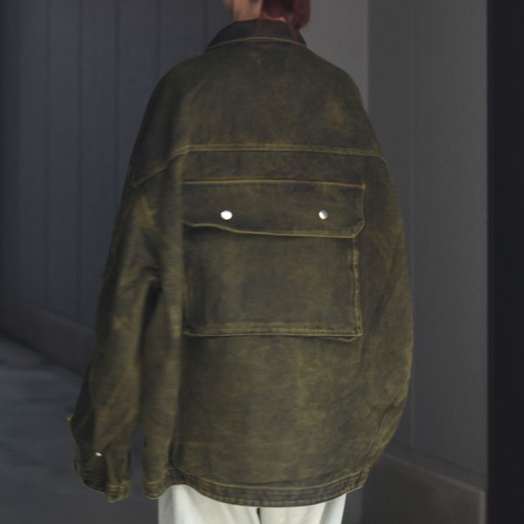 【残り一点】Black Stained Duck Jacket