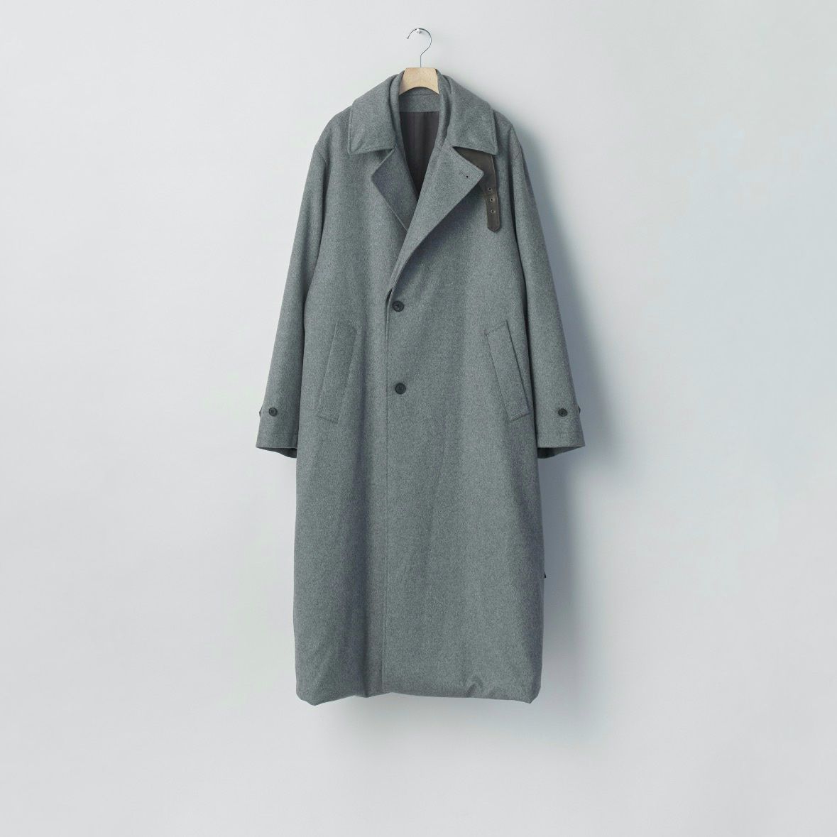 【残りわずか】Wool Cashmere Layered Combination Coat