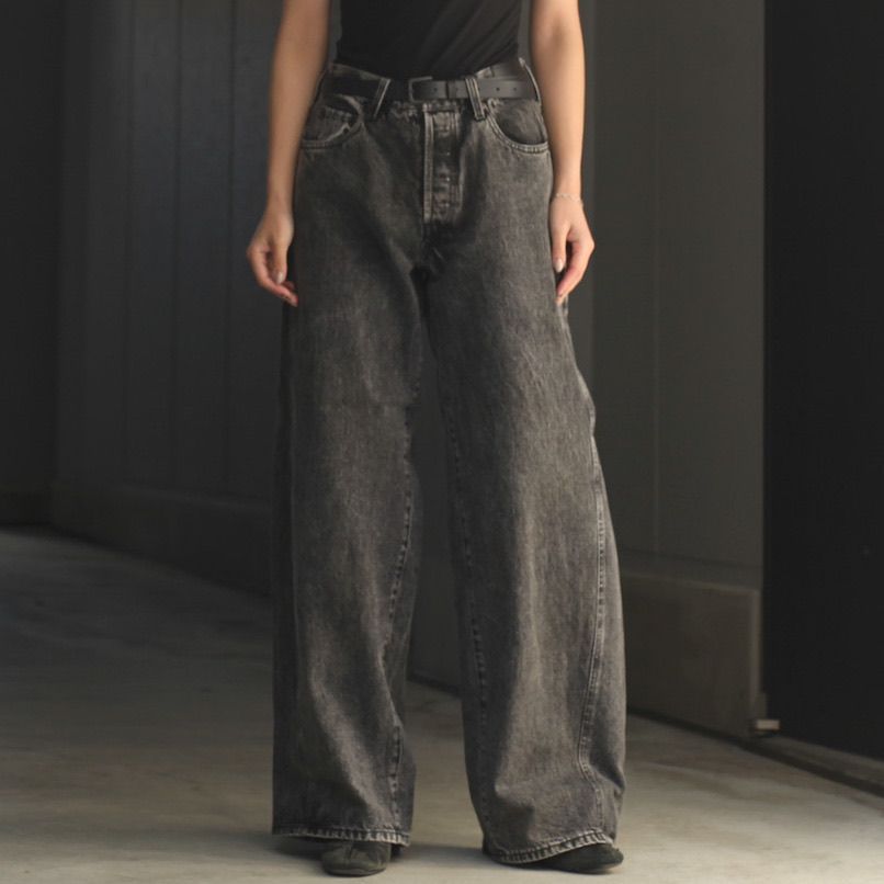 【残りわずか】Deformation Wide Denim Jeans