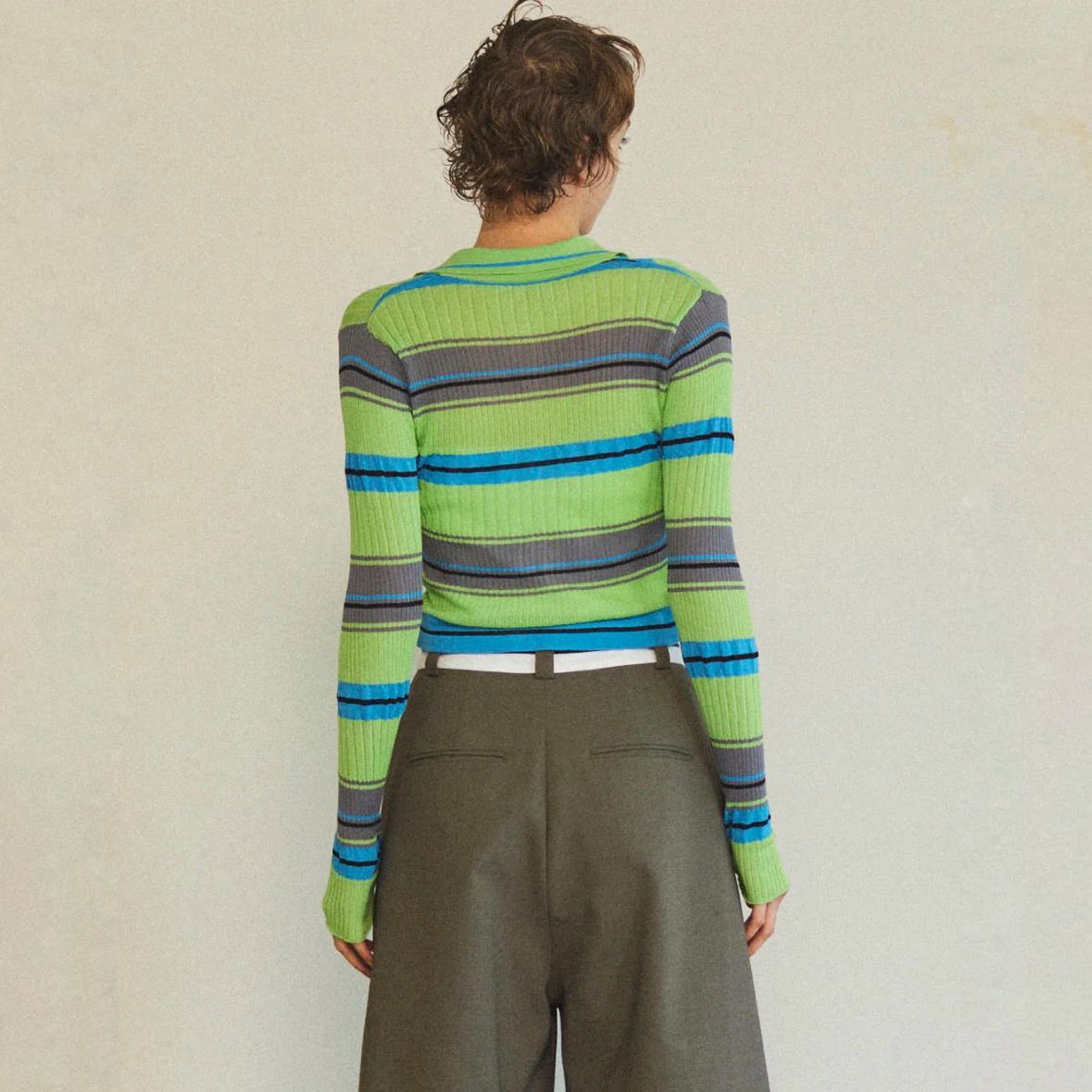 【残り一点】Multi Border Cardigan