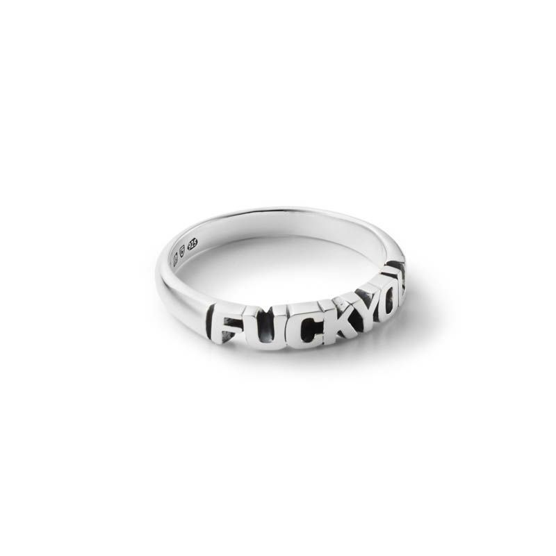GARNI - 【残り一点】Fuckyou Ring(SILVER) | ACRMTSM ONLINE STORE