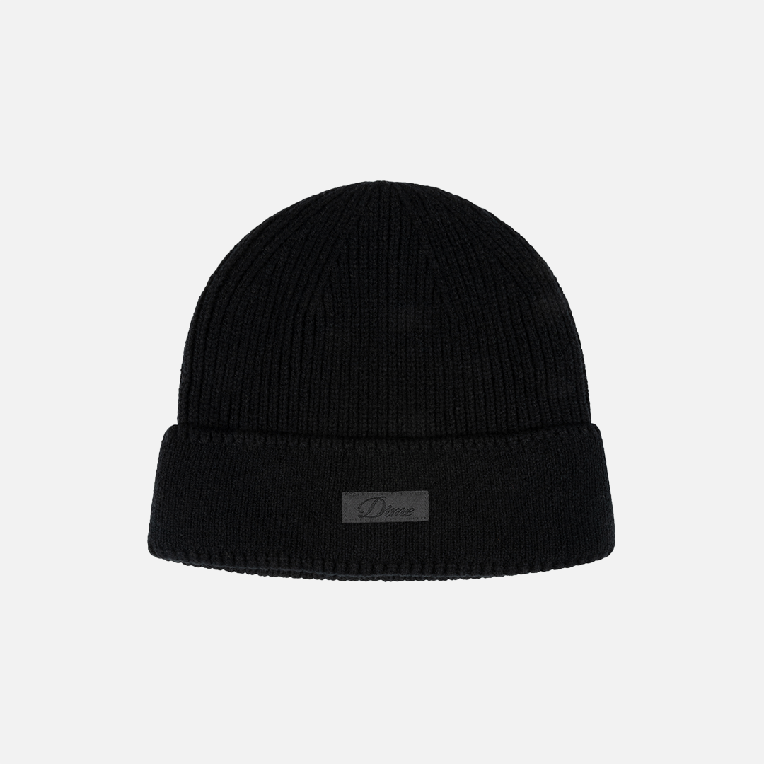 【残りわずか】Cursive Rib Beanie