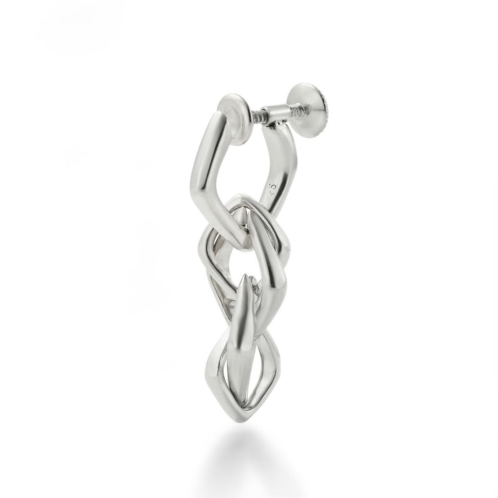 【お取り寄せ注文可能】Diamond Link Chain Earring