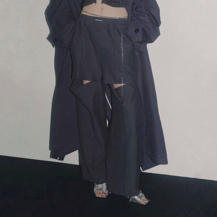 【残り一点】Box Chain Lariat Necklace