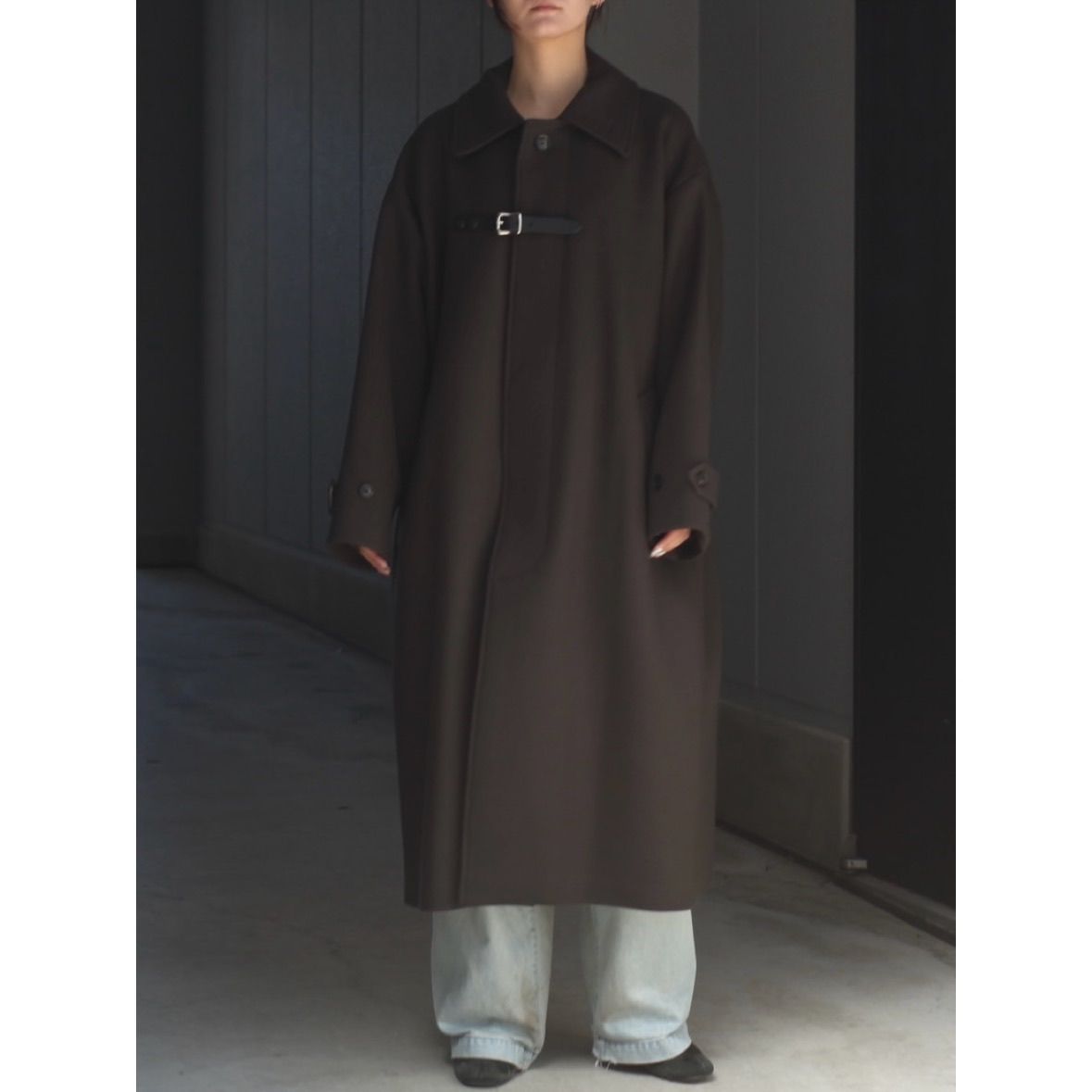 【残り一点】Melton Big Balmacaan Coat