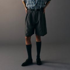 【残り一点】Wool Linen 3Pleated Shorts