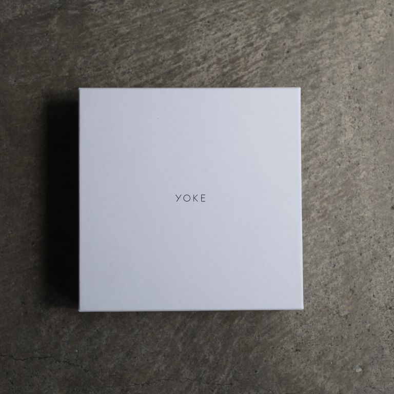 YOKE ベルト　ブラック YOKE - 【残りわずか】Narrow Leather Belt(BLACK×SILVER