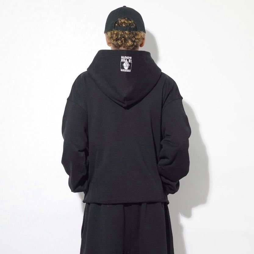 【残り一点】Cut Off Wide Zip Sweat Hoodie