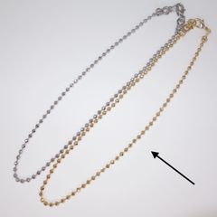【残りわずか】Cutting Ball Necklace(GOLD)