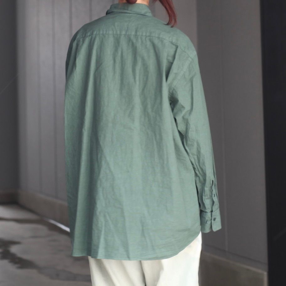 【残り一点】Regular Collar Shirt(MAX HIGH COUNT TYPEWRITER)