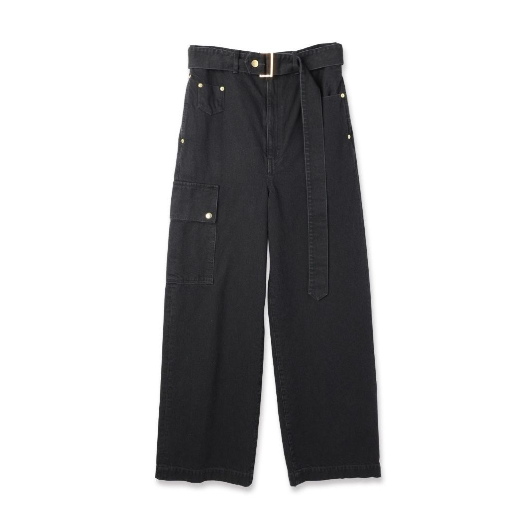 CULLNI パンツ CULLNI - 【残り一点】Cargo Extra Wide Denim Pants with Long