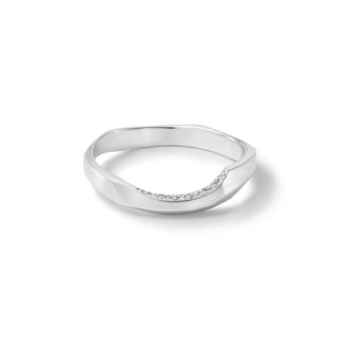 【お取り寄せ注文可能】Chip Ring M W / Dia(PLATINUM950)