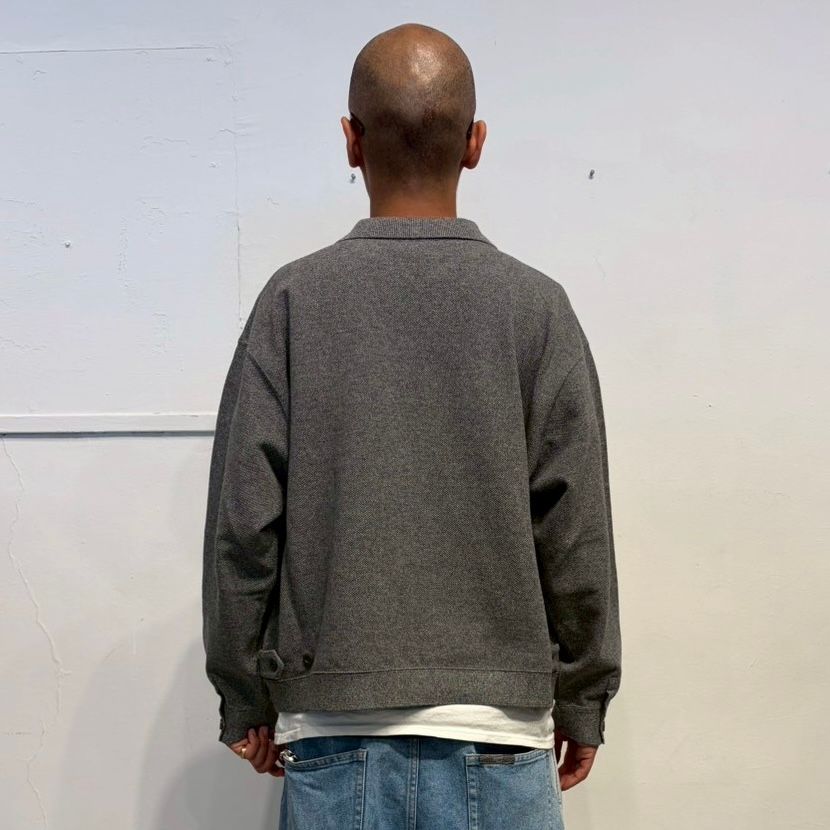 【残り一点】Moss Stitch Zip Blouson