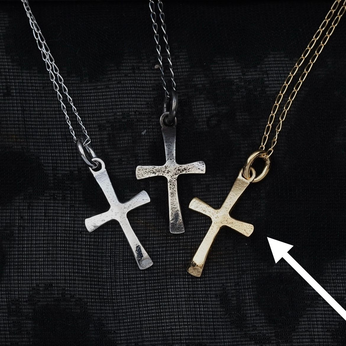 【お取り寄せ注文可能】Charm Cross Necklace(GOLD)