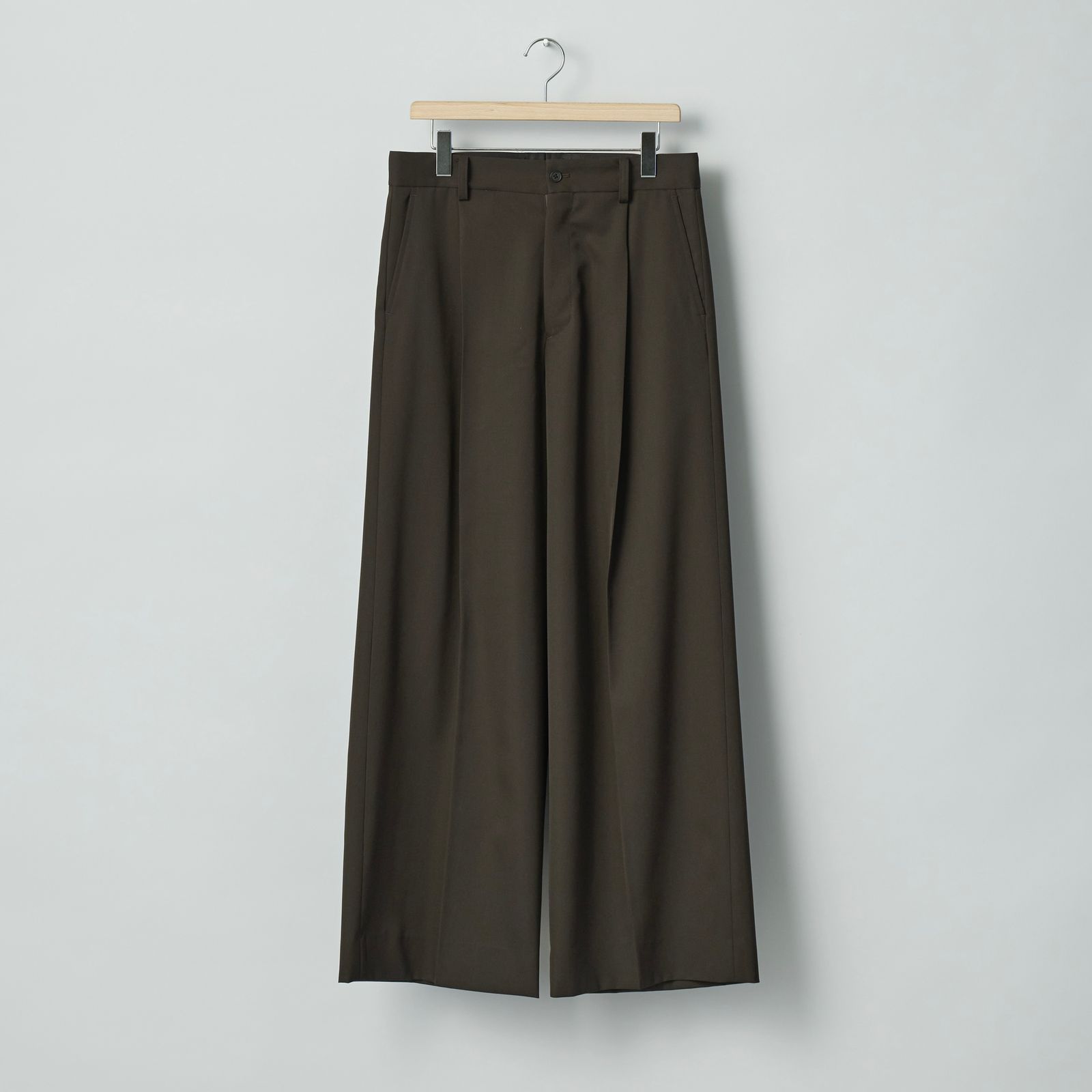 【残りわずか】Extra Wide Trousers(2/90 WOOL GABARDINE)