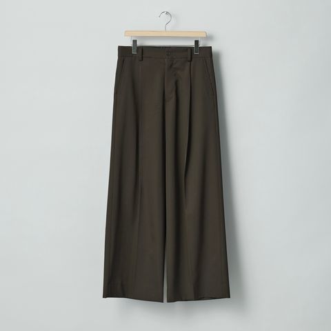 【残りわずか】Extra Wide Trousers(2/90 WOOL GABARDINE)