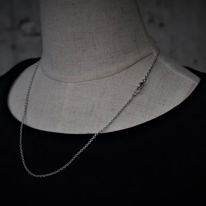 【残りわずか】Oval Chain Necklace(SILVER)