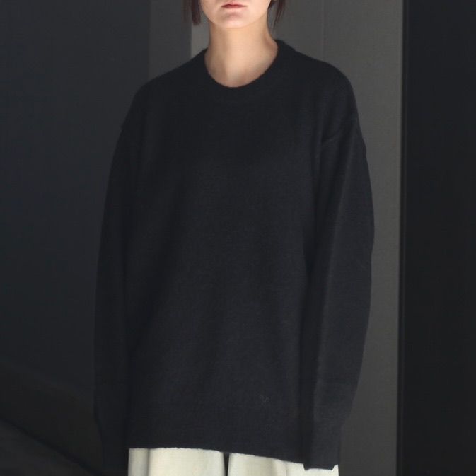 【残りわずか】Wool/Alpaca Knit Crew Neck LS