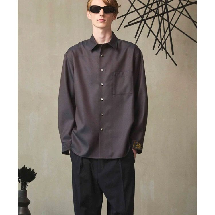 【残り一点】72/2 4Colors Chambray Wool Shirt