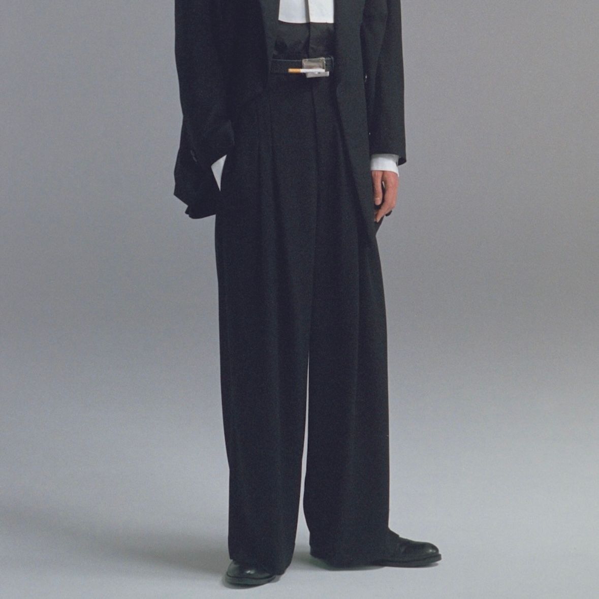 【残り一点】Wool Serge Hi-Waist Trousers