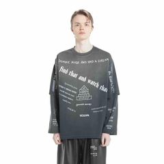 【残り一点】"TATTOO" Switching Tee