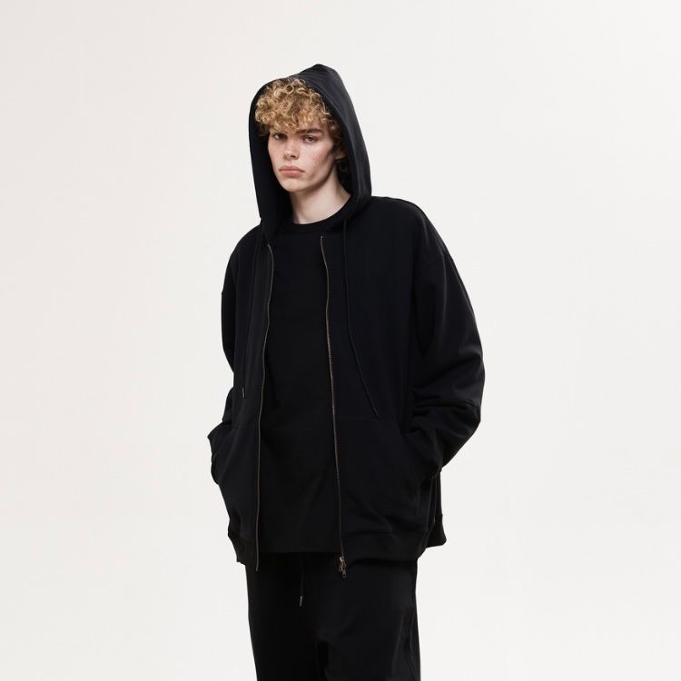 【残り一点】Bio Washed Easy Hoodie Zip UP